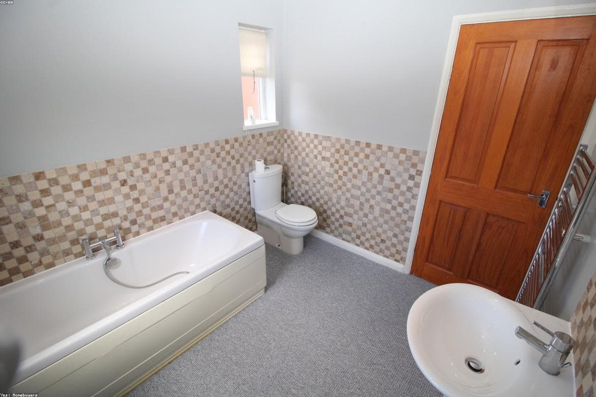 Opgeleverde badkamer